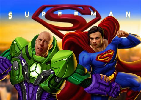 Artstation Superman Vs Lex Smallville
