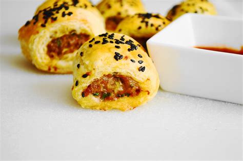 Trim and discard excess pastry. Australian Sausage Rolls - Jeanie and Lulu's Kitchen