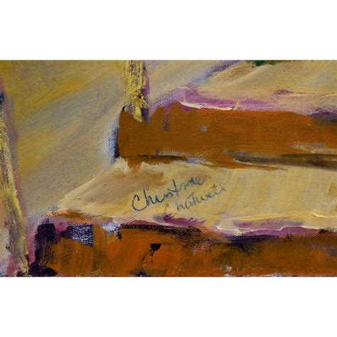 Christine Chatwell San Francisco Abstract Expressionist Oil On Canvas