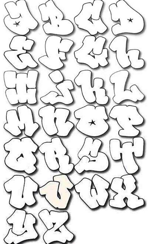 379 free graffiti fonts · 1001 fonts. bubble graffiti alphabet | Art ideas | Pinterest | Tulisan, Alphabet, dan Abjad grafiti