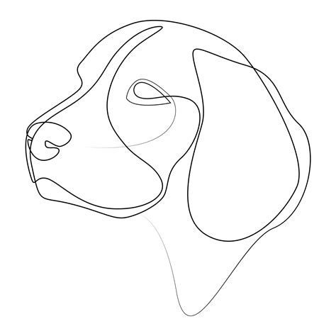 Beagle Head Coloring Pages
