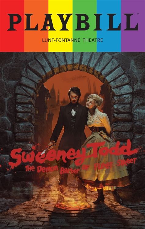 Sweeney Todd Broadway Lunt Fontanne Theatre 2023 Playbill