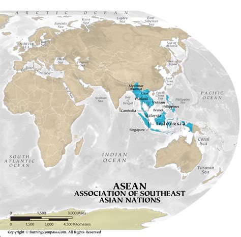 Asean Map Asean Countries List Asean Member Countries States Nations