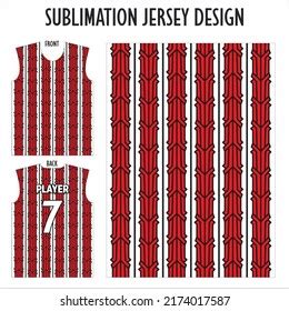 Soccer Jersey Pattern Designsublimation T Shirt Stock Vector Royalty Free