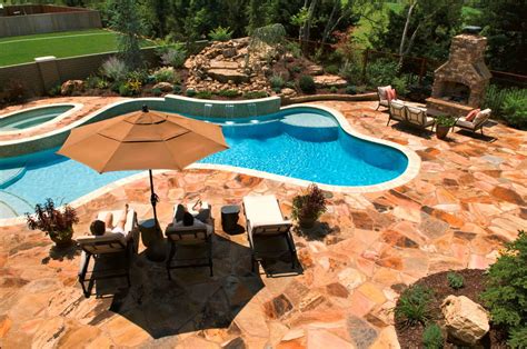 Inground Pool Deck Which To Choose Backyard Design Ideas