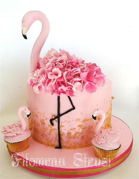 Flamingo Cake Decorated Cake By Filomena Cakesdecor