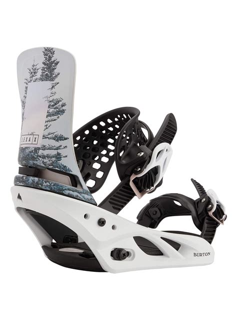 Burton Womens Lexa X Reflex Snowboard Binding Feelgood White L In 2022 Snowboard Bindings