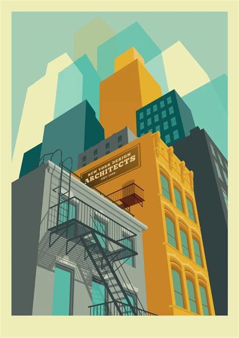 new york city illustrations by remko heemskerk new york illustration building illustration