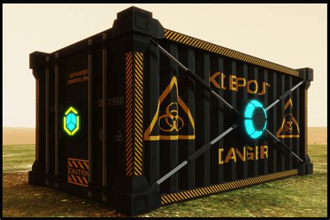 Sci Fi Cargo Container Fioletowe Usta