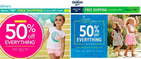 Pinned March 20th Everything Is 50 Off At Carters And Oshkosh Bgosh