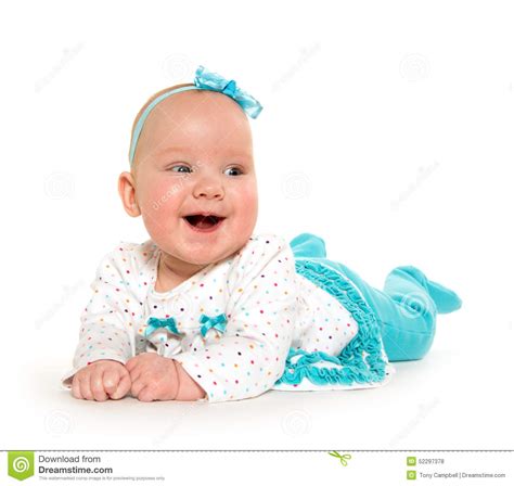 Cute Six Month Old Baby Girl Stock Photo Image Of Baby