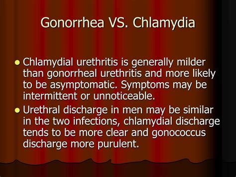 Chlamydia Vs Gonorrhea Symptoms Kesilstyle