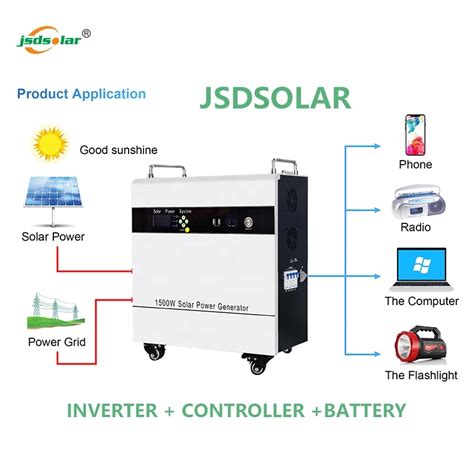Buy Jinsdon All In One Solar Power System 1500w 3000w 5000w Home Solar
