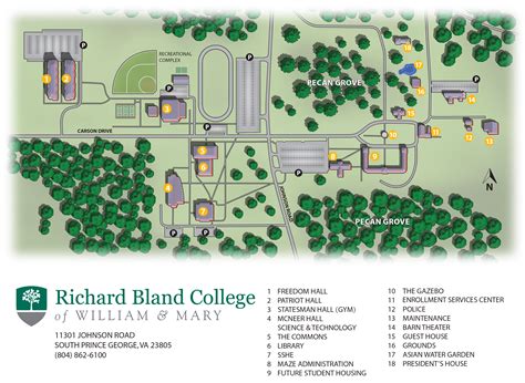 William And Mary Campus Map The World Map