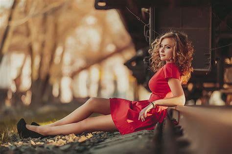 Railway Girl By Ray Zi On Px Heather Frances Old Train Station Girl Train Boudoir Legs