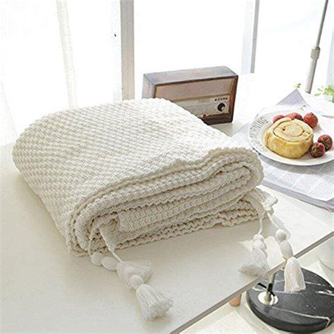 Super Soft Knit Throw Blanket Cozy 100 Cotton Cable Cov