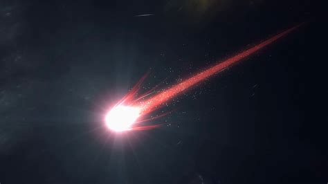 Bright Red Comet Animation Stock Motion Graphics Sbv 312620963