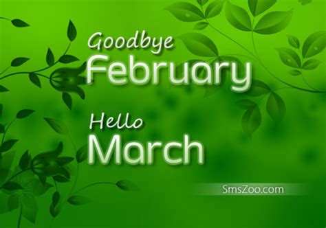 15 Goodbye February Hello March Quotes