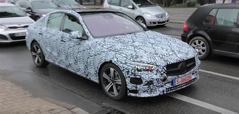 Highly Specced 2021 Mercedes Benz C Class W206 Prototype Begins Testing Autoevolution