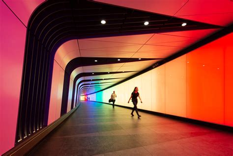 London Underground Gems Pedestrian Tunnel Between Kings Cross Station