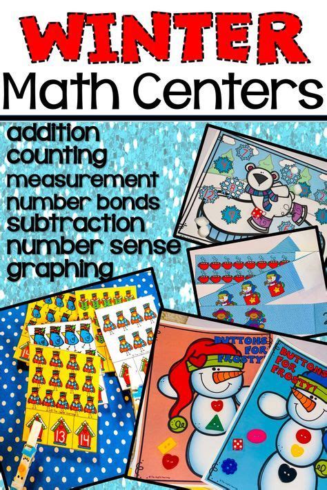 This January Winter Math Center Set Is Perfect For Kindergarten Pre K