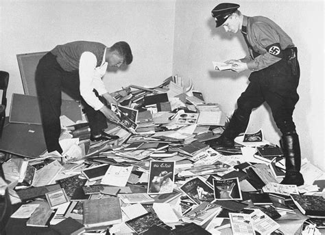 Nazis Sorting Through Erotic Pornographic Magazines At The Institute For Sex Research In Berlin