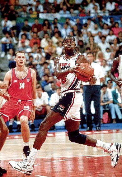 Magic Johnson 1992 Usa Basketball Olympic Basketball Dream Team