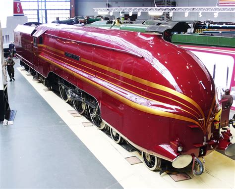 Streamlined Steam At York Train Engines Locomotive Train