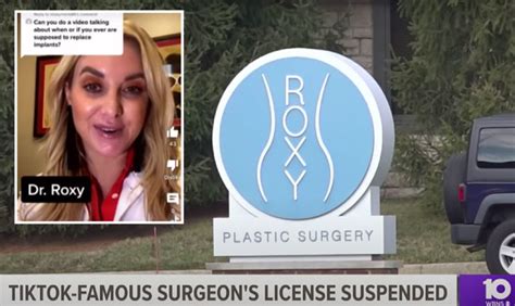 Tiktok Star Dr Roxy Stripped Of Medical License After Performing Butt