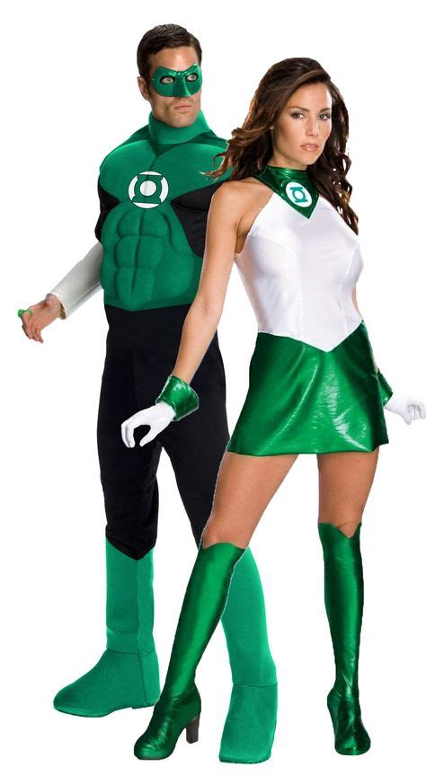 Green Lantern Costumes For Couple Diy Superhero Costume Green