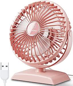 Amazon Jzcreater Desk Fan Usb Fan For Desk Strong Airflow