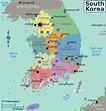 Mapas Imprimidos de Corea del Sur con Posibilidad de Descargar