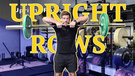 Upright Rows Barbell Tutorial Youtube