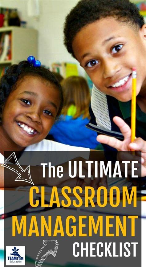 The Ultimate Classroom Management Checklist Back To School
