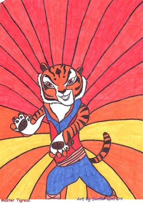 Kung Fu Panda Master Tigress By Surfersgirl On Deviantart