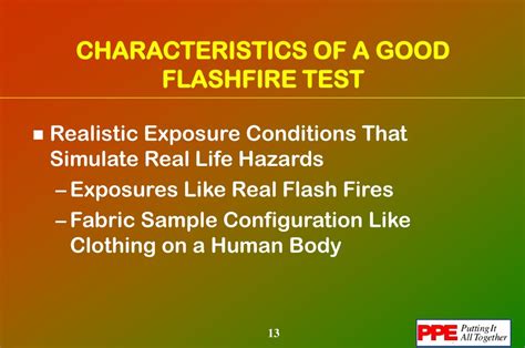 Ppt Flame Resistant Clothing For Protection Against Flash Fire