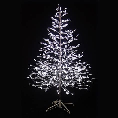 Pre Lit Silver Twig Christmas Tree Indooroutdoor Fezzi Twig