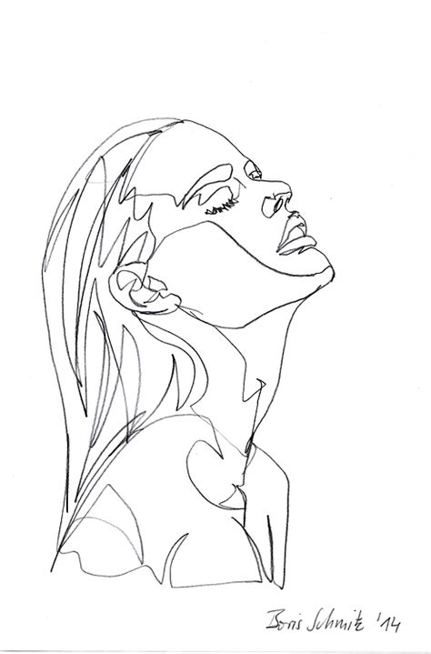 Woman Face Line Drawing At Getdrawings Free Download