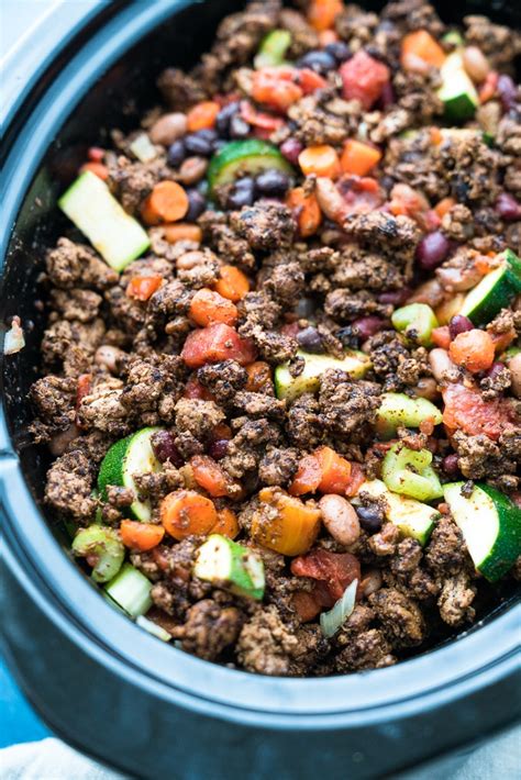 Bean Slow Cooker Turkey Chili Free Your Fork