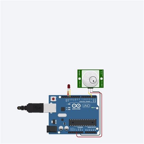 Pir Motion Sensor With Arduino In Tinkercad 7 Steps With Pictures