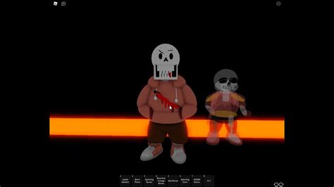 Roblox Sans Vs Chara Game Game From My Friend Classic Swap Papyrus