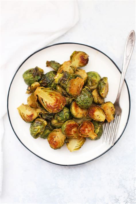 These may just convert sprout haters. Roasted Maple Dijon Brussels Sprouts (Vegan, Paleo) • One ...