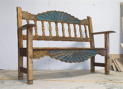 Modern outdoor bench at 2modern. Sonora Southwestern Style Benches | Wooden bench outdoor ...