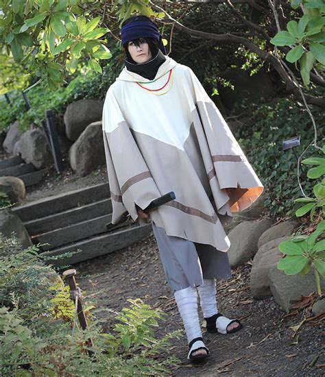 Naruto The Last Sasuke Uchiha Cosplay Costume With Cloak And Wraps