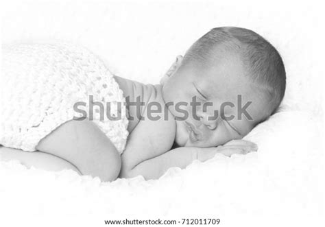 Portrait Newborn Baby Boy Sleeping On Stock Photo 712011709 Shutterstock