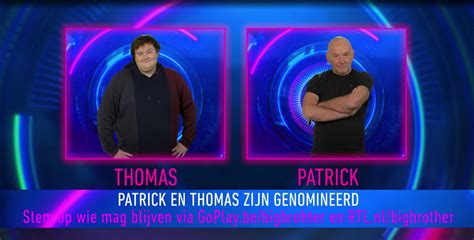 Thomas En Patrick Genomineerd Bigbrothertvshow Nl