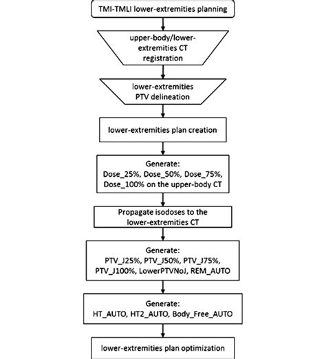 Flowchart Describing The Workflow Of Tmi Tmli Lower Extremities