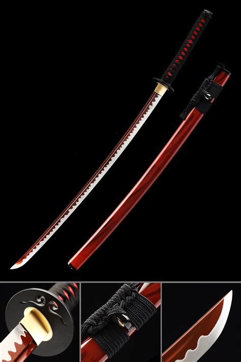 Épée Katana Japonaise Faite à La Main En Acier à Haute Teneur En