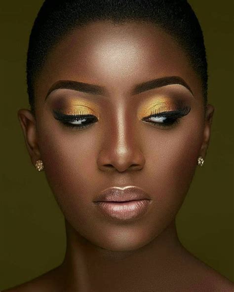 Smokey Eye Makeup For Dark Skin Gold Makeup Looks Dark Skin Makeup Makeup For Black Skin