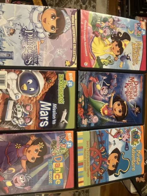 LOT OF NICK Jr Dora DVDs And One Of The Backyardigans PicClick